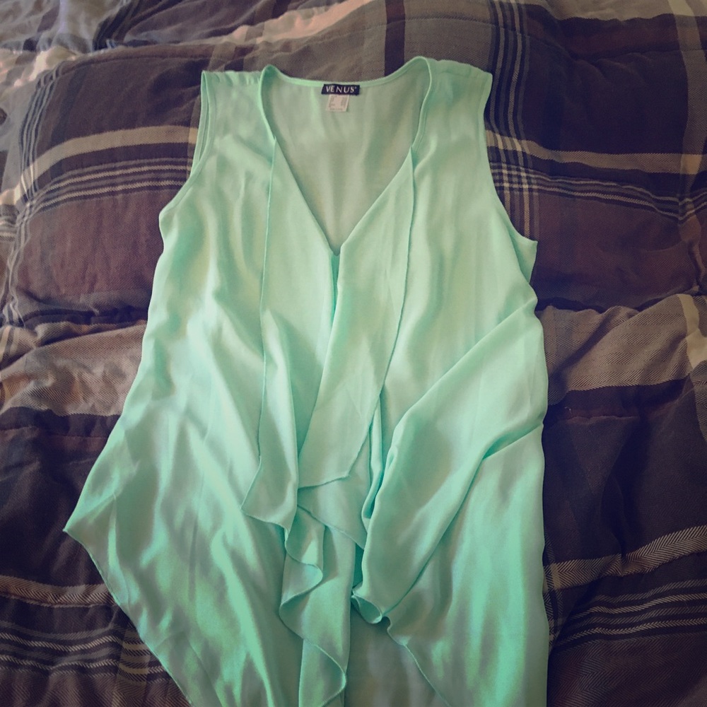 Teal shirt